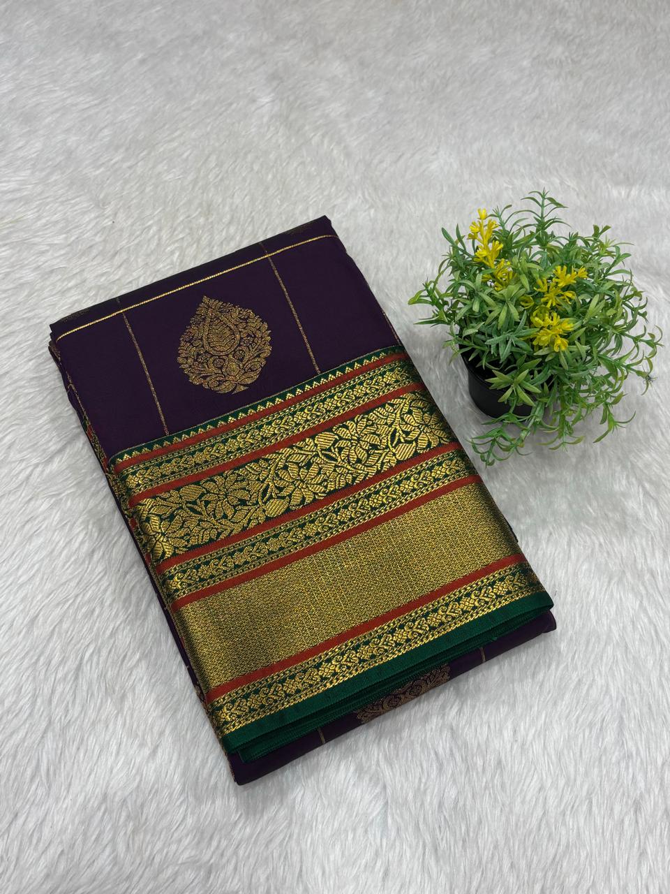 Semi Kanchipuram Silk