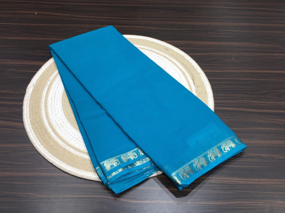 Semi Mysore Crape Silk