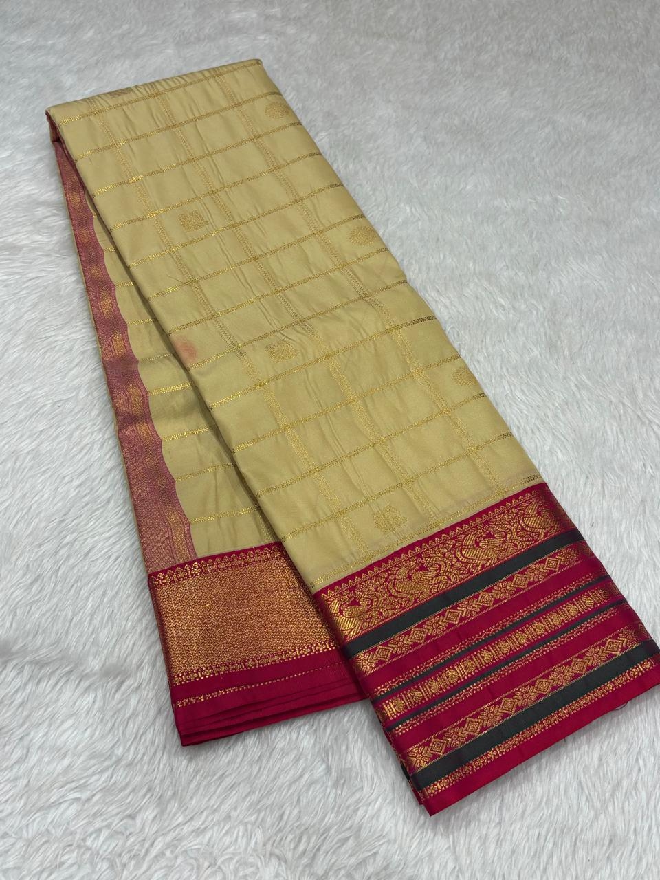 Semi Kanchipuram Silk