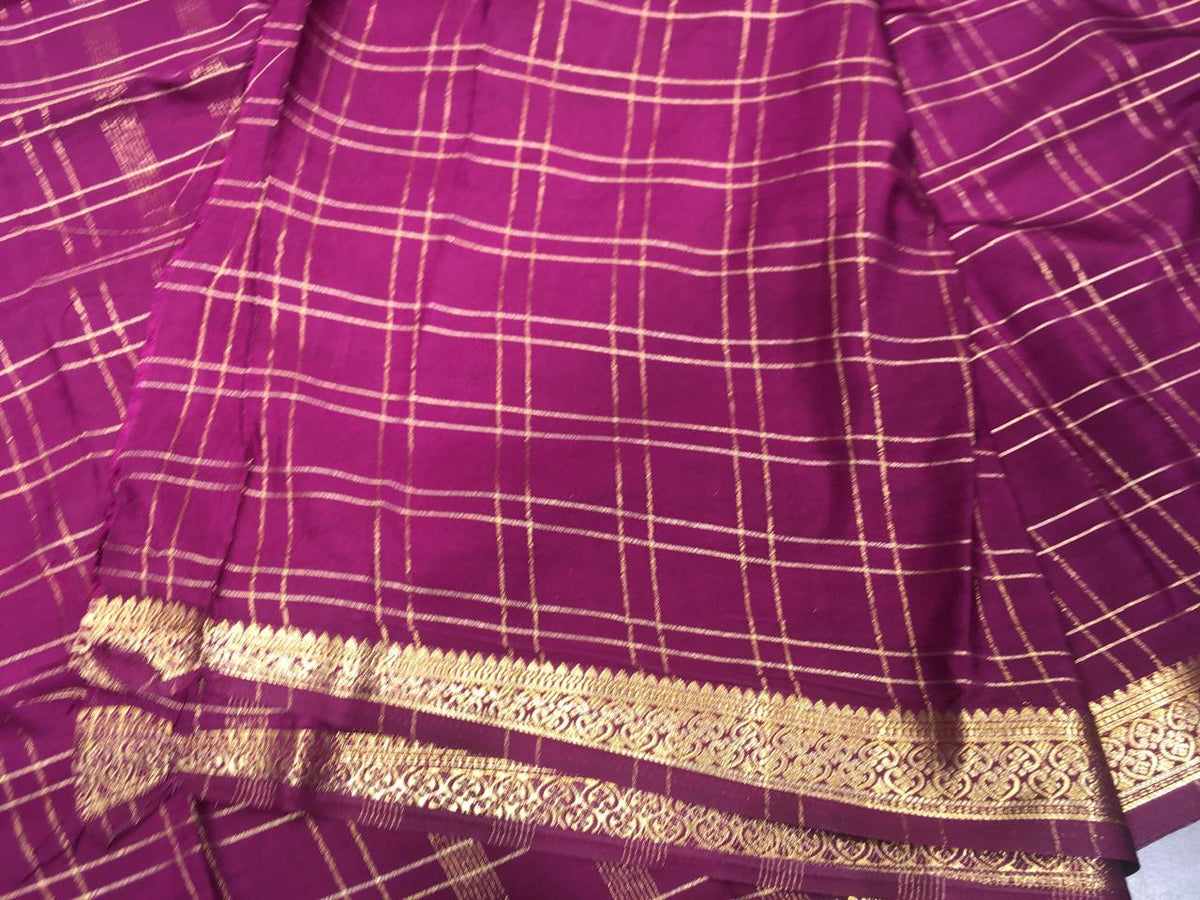 Semi Mysore Crape Silk