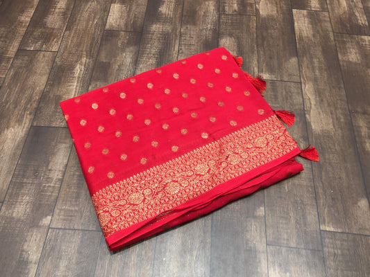 Crape Banarasi Saree