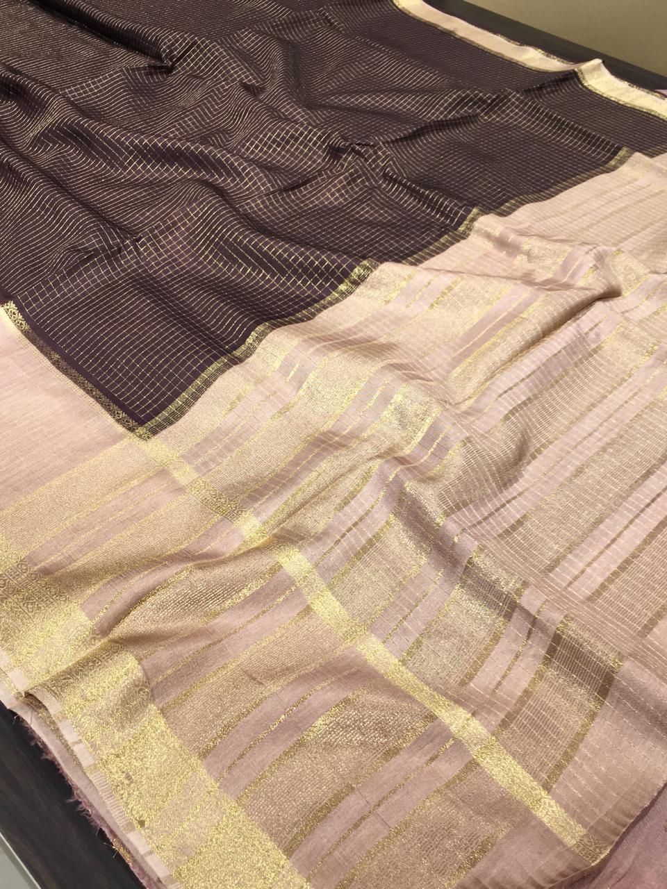 Moonga Crape Saree