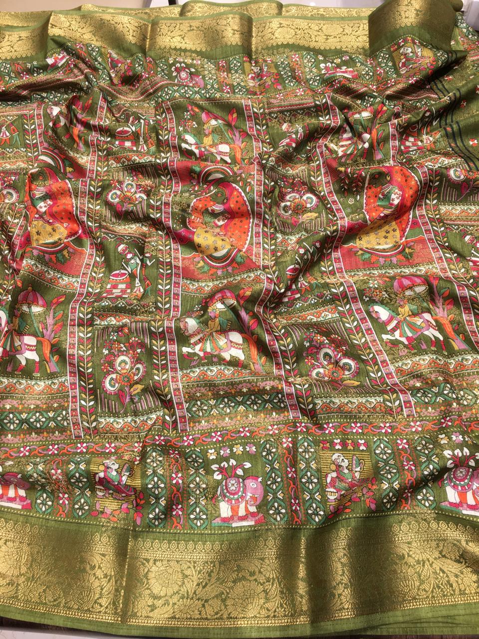 Kalamkari Saree