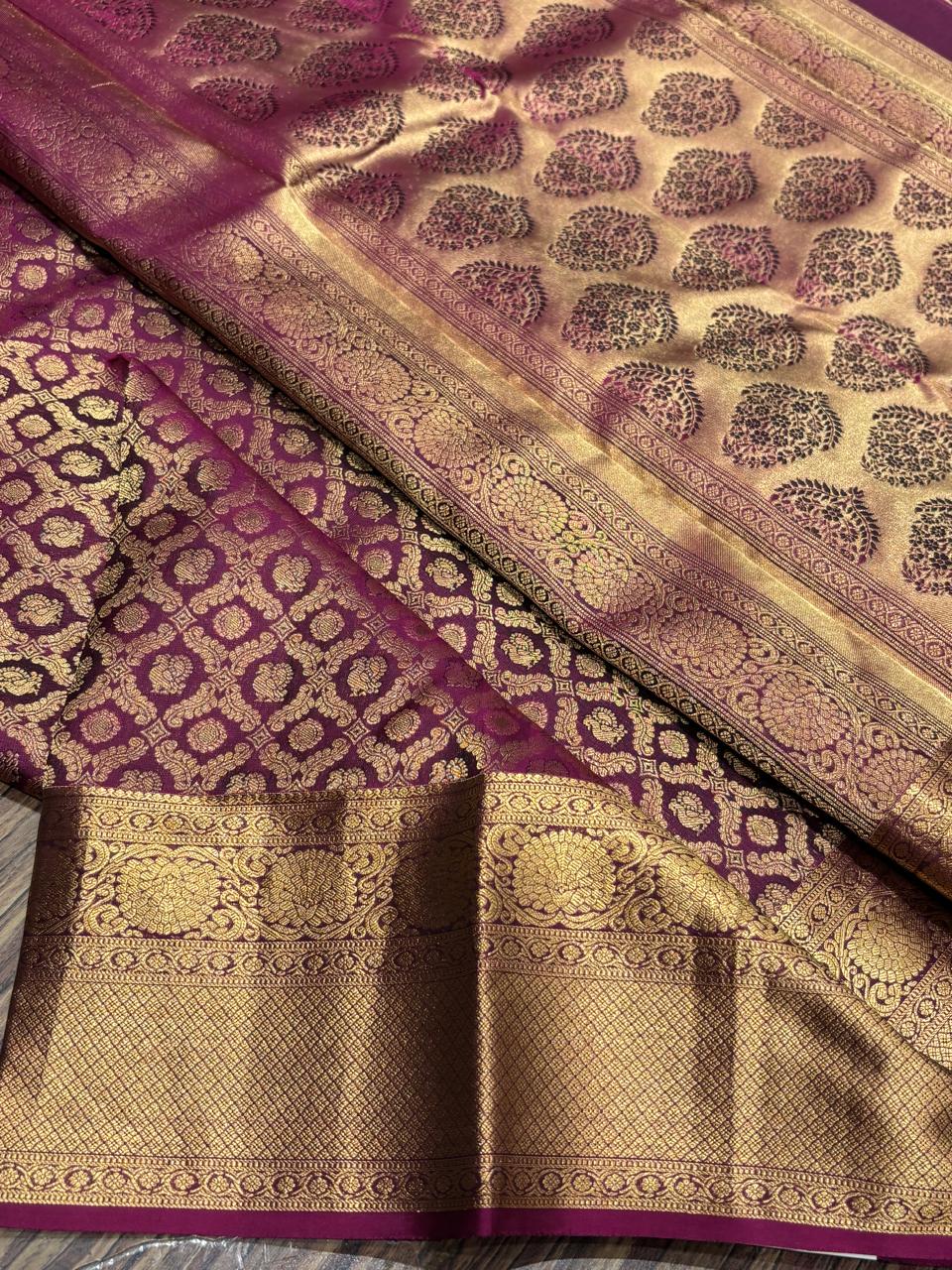 Pure Kanchipuram Broced Silk