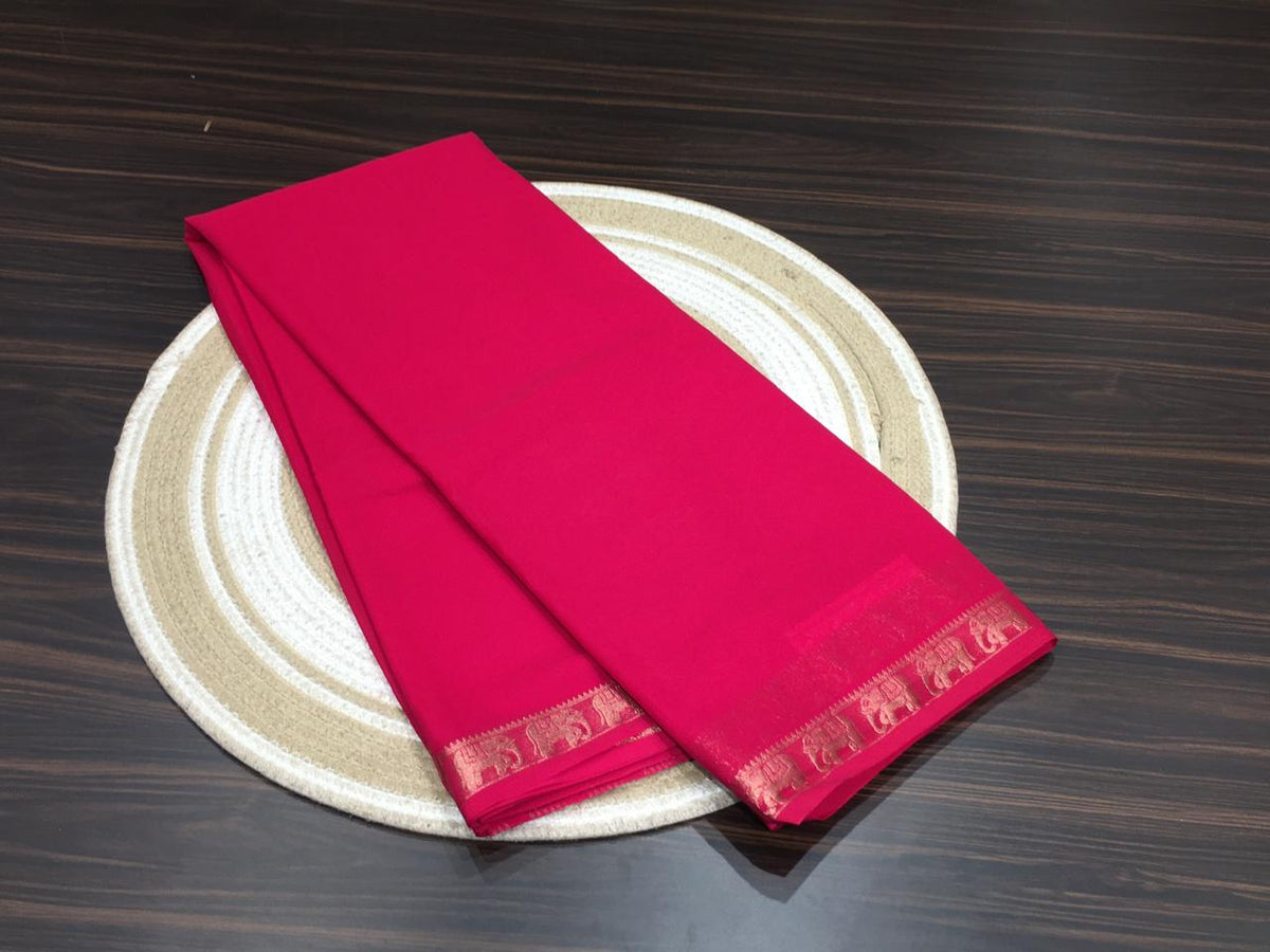 Semi Mysore Crape Silk